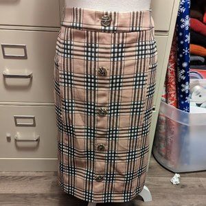 Cute like new  Plaid pencil skirt